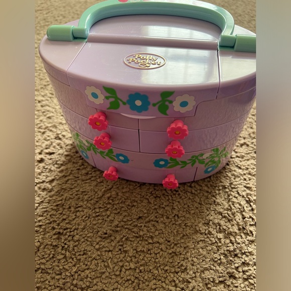 Blue Bird Other - Polly Pocket Flower Case - Year 1991. READ DESCRIPTION
